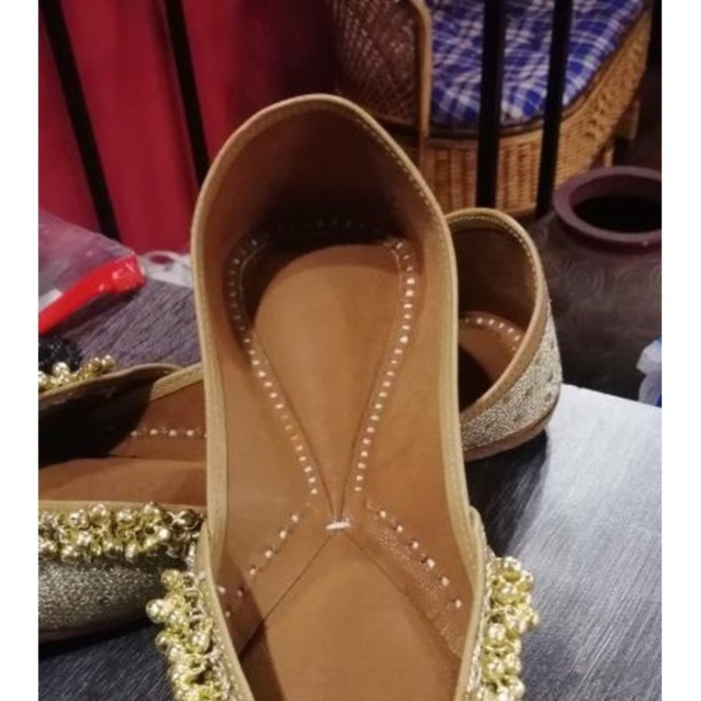 Golden color sandal